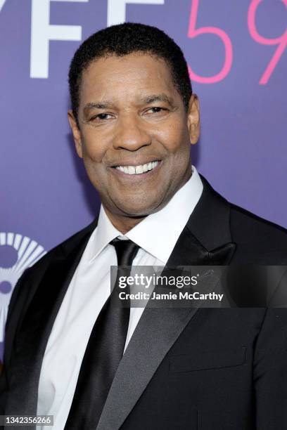 Denzel Washington attends the opening night screening of The Tragedy Of Macbeth during the 59th New York Film Festival at Alice Tully Hall, Lincoln...