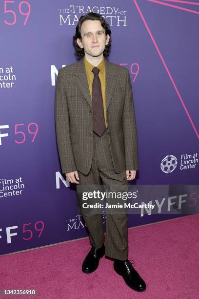 Harry Melling attends the opening night screening of The Tragedy Of Macbeth during the 59th New York Film Festival at Alice Tully Hall, Lincoln...