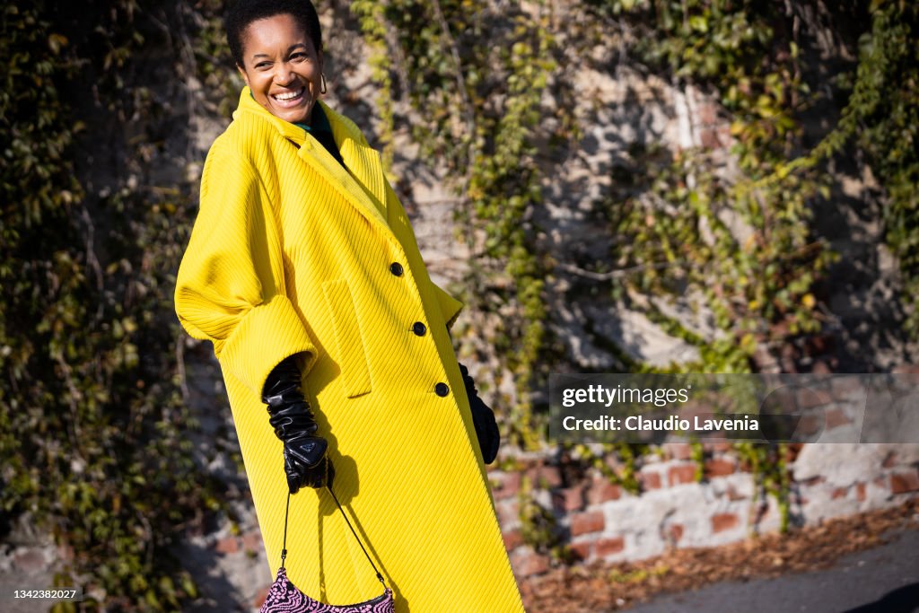 Street Style - Day 4 - Milan Fashion Week - Spring / Summer 2022