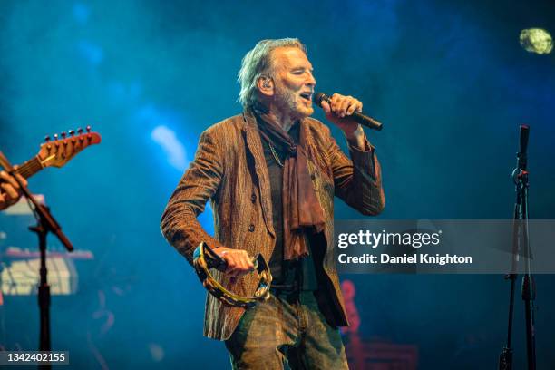 Musician Kenny Loggins performs on stage at Viejas Concerts In The Park on September 24, 2021 in San Diego, California.