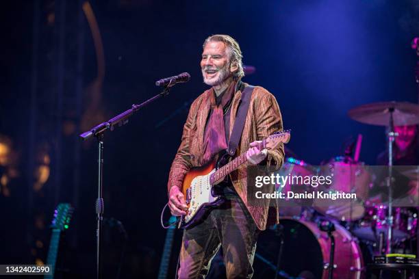 Musician Kenny Loggins performs on stage at Viejas Concerts In The Park on September 24, 2021 in San Diego, California.