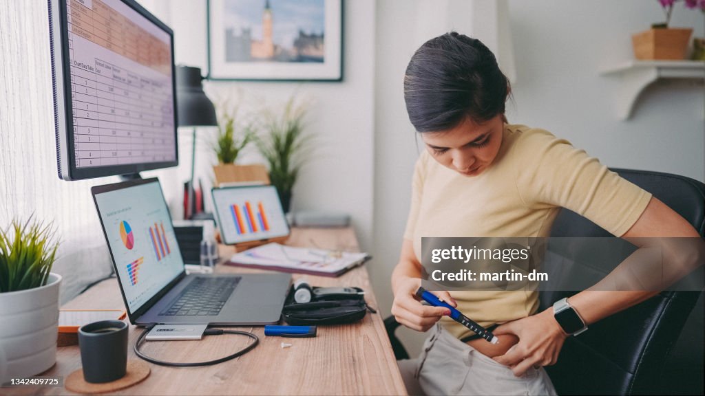 COVID-19 Working from home and diabetes management