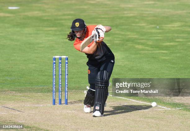 Maia Bouchier of Southern Vipers bats during the Rachael Heyhoe-Flint Trophy Final between Southern Vipers and Northern Diamonds at The County Ground...