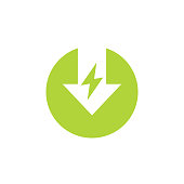 Energy reduction icon