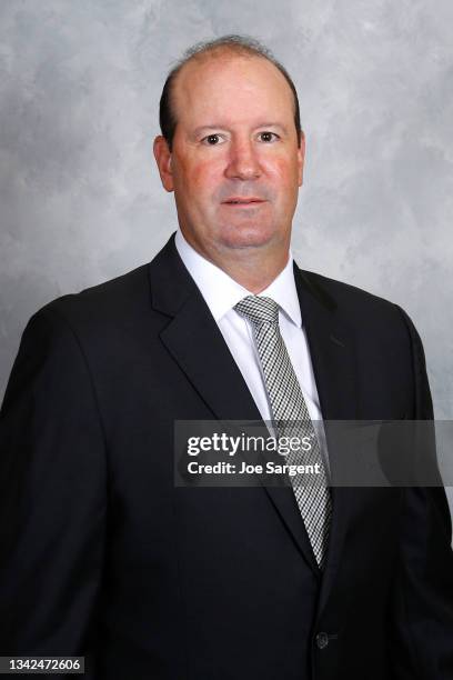 U2013 SEPTEMBER 22: Assistant Coach Todd Reirden of the Pittsburgh Penguins poses for his official headshot for the 2021-2022 season on September 22,...