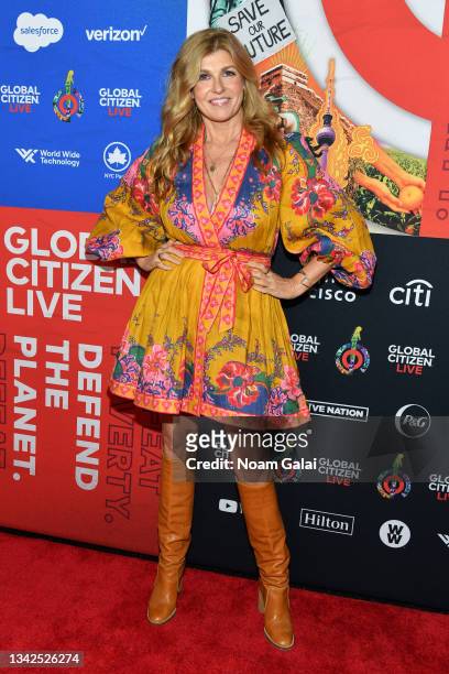 Connie Britton attends Global Citizen Live, New York on September 25, 2021 in New York City.