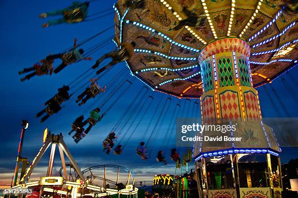 rides at state fair - raleigh north carolina stock pictures, royalty-free photos & images