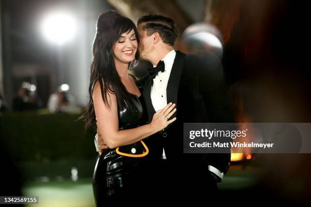 Katy Perry and Orlando Bloom attend The Academy Museum of Motion Pictures Opening Gala at The Academy Museum of Motion Pictures on September 25, 2021...