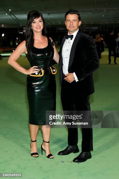 Katy Perry and Orlando Bloom attend The Academy Museum of Motion Pictures Opening Gala at The Academy Museum of Motion Pictures on September 25, 2021...