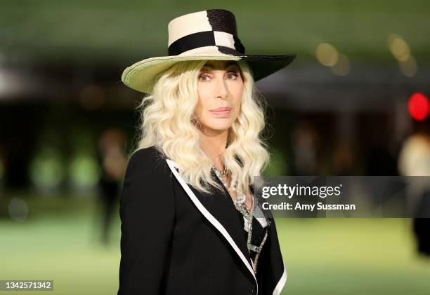 Cher attends The Academy Museum of Motion Pictures Opening Gala at The Academy Museum of Motion Pictures on September 25, 2021 in Los Angeles,...