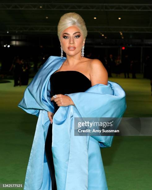 Lady Gaga attends The Academy Museum of Motion Pictures Opening Gala at The Academy Museum of Motion Pictures on September 25, 2021 in Los Angeles,...