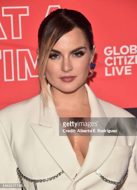 Jojo attends the 2021 Global Citizen Live, Los Angeles at The Greek Theatre on September 25, 2021 in Los Angeles, California.