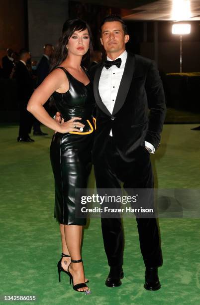 Katy Perry and Orlando Bloom attend The Academy Museum of Motion Pictures Opening Gala at The Academy Museum of Motion Pictures on September 25, 2021...