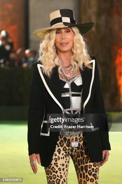 Cher attends The Academy Museum of Motion Pictures Opening Gala at The Academy Museum of Motion Pictures on September 25, 2021 in Los Angeles,...