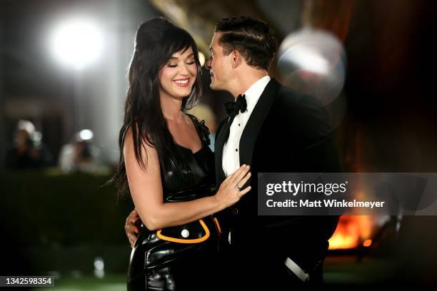 Katy Perry and Orlando Bloom attend The Academy Museum of Motion Pictures Opening Gala at The Academy Museum of Motion Pictures on September 25, 2021...