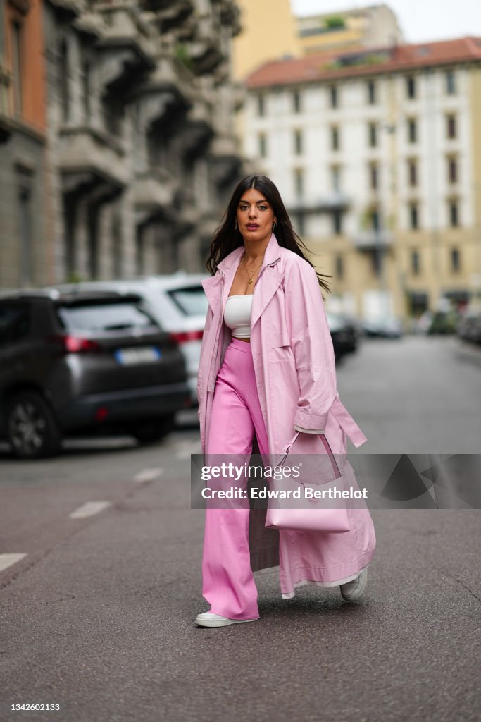 Street Style - Day 5 - Milan Fashion Week - Spring / Summer 2022