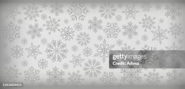 winter snowflake - ice crystal stock illustrations