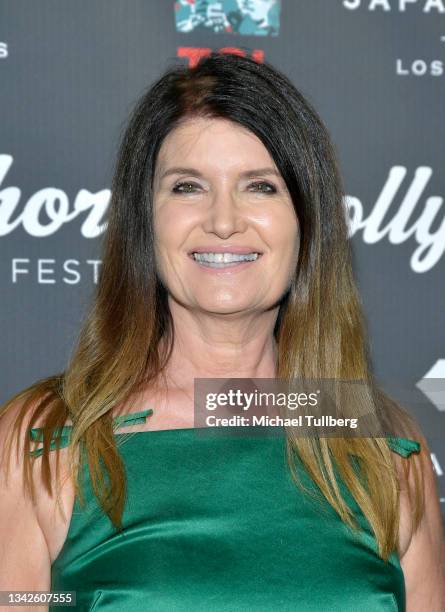 Alexa Jago attends the 17th annual Hollyshorts Filmmaker red carpet event at the TCL Chinese Theaters at Hollywood & Highland Complex on September...