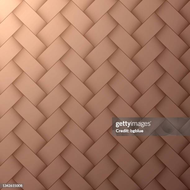 abstract brown background - geometric texture - basket texture stock illustrations