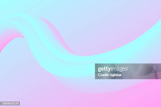 fluid abstract design on pink gradient background - sun setting white background stock illustrations