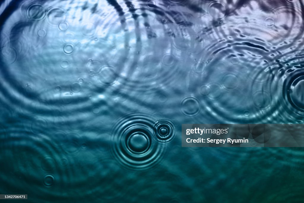 Ripples on water surface