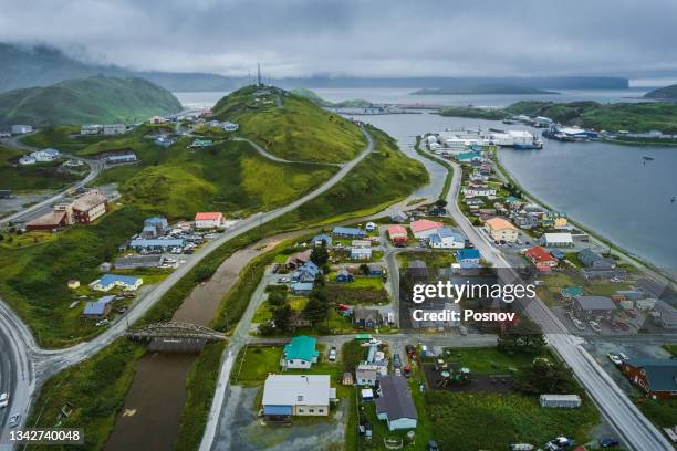 unalaska - aleutian islands stock pictures, royalty-free photos & images