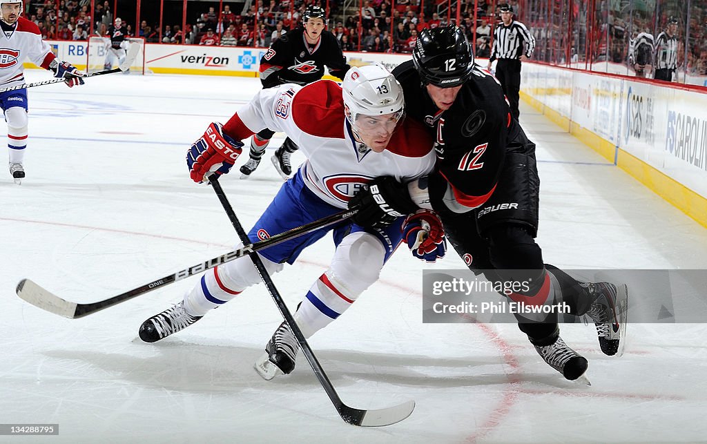 Montreal Canadiens v Carolina Hurricanes