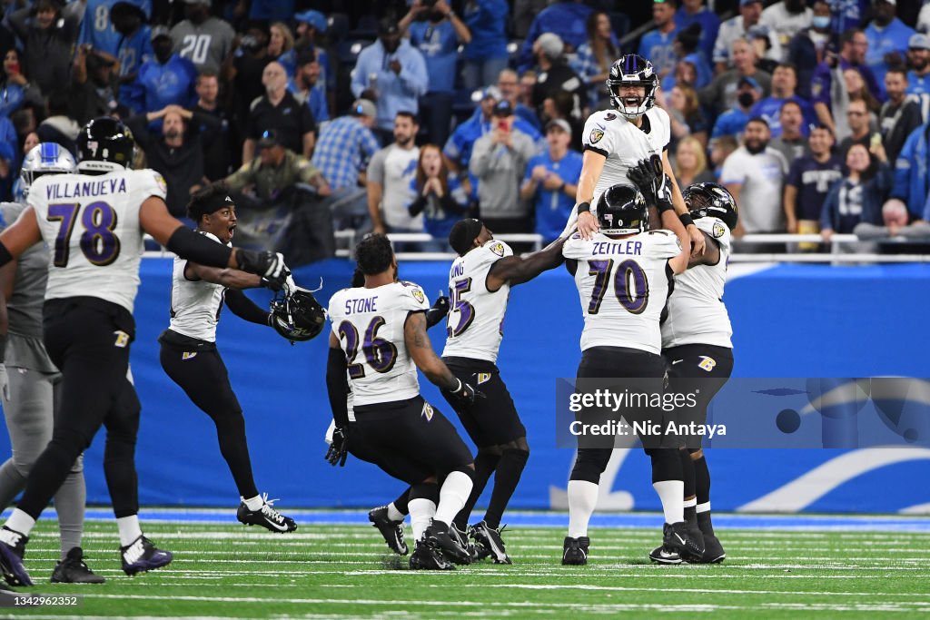 Baltimore Ravens v Detroit Lions