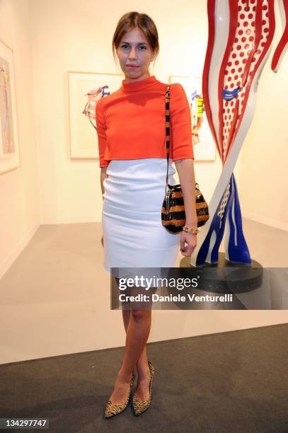 Dasha Zhukova attends the 'Art Basel Miami Beach 2011 preview' at the Miami Beach Convention Center on November 30, 2011 in Miami Beach, Florida.