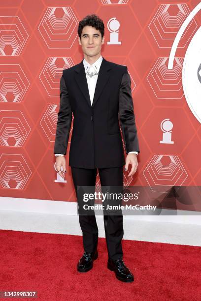 Darren Criss attends the 74th Annual Tony Awards at Winter Garden Theater on September 26, 2021 in New York City.