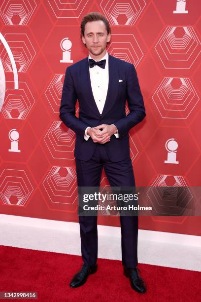 Tom Hiddleston attends the 74th Annual Tony Awards at Winter Garden Theater on September 26, 2021 in New York City.