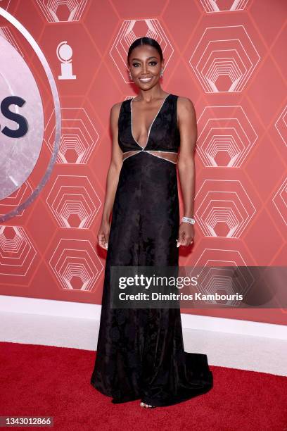 Patina Miller attends the 74th Annual Tony Awards at Winter Garden Theater on September 26, 2021 in New York City.