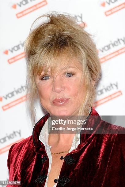 Pattie Boyd arrives at the Hidden Gems Photography Gala Auction in aid of Variety Club the Children's Charity at the St Pancras Renaissance Hotel on...