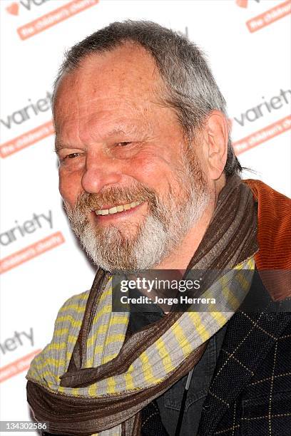 Terry Gilliam arrives at the Hidden Gems Photography Gala Auction in aid of Variety Club the Children's Charity at the St Pancras Renaissance Hotel...