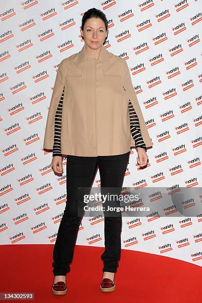 Mary McCartney arrives at the Hidden Gems Photography Gala Auction in aid of Variety Club the Children's Charity at the St Pancras Renaissance Hotel...