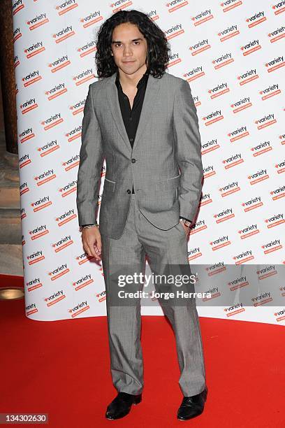 Reece Ritchie arrives at the Hidden Gems Photography Gala Auction in aid of Variety Club the Children's Charity at the St Pancras Renaissance Hotel...