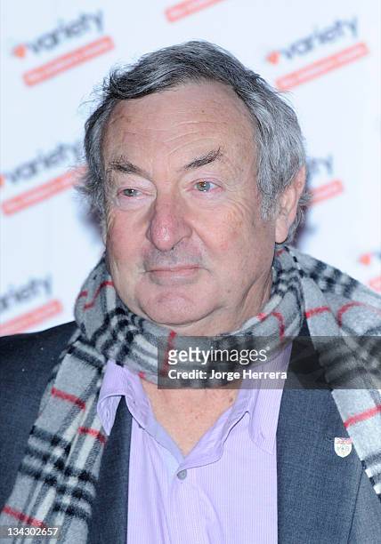 Nick Mason arrives at the Hidden Gems Photography Gala Auction in aid of Variety Club the Children's Charity at the St Pancras Renaissance Hotel on...