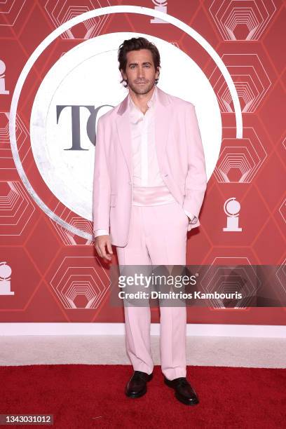 Jake Gyllenhaal attends the 74th Annual Tony Awards at Winter Garden Theater on September 26, 2021 in New York City.