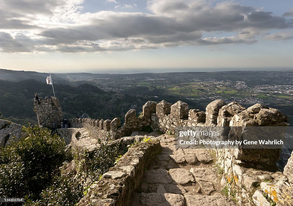 Moorish castle wall