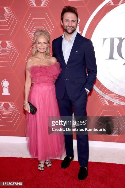Kristin Chenoweth and Josh Bryant attend the 74th Annual Tony Awards at Winter Garden Theater on September 26, 2021 in New York City.
