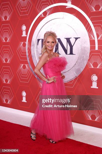 Kristin Chenoweth attends the 74th Annual Tony Awards at Winter Garden Theater on September 26, 2021 in New York City.