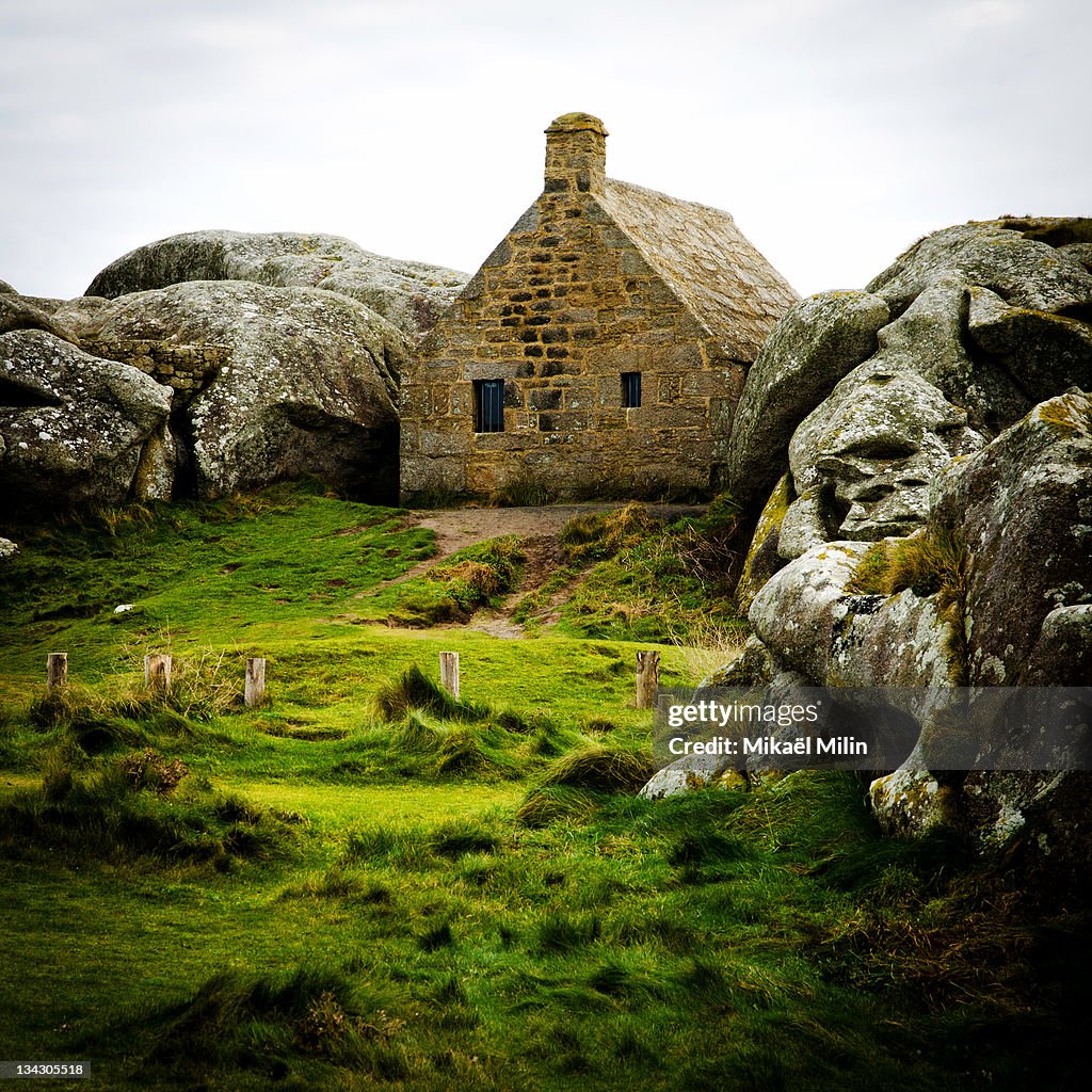 House Between Rocks High-Res Stock Photo - Getty Images