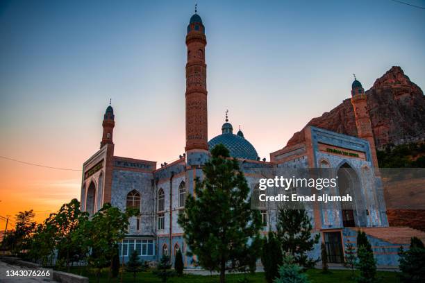 osh new mosque, osh province, kyrgyzstan - kyrgyzstan city stock pictures, royalty-free photos & images