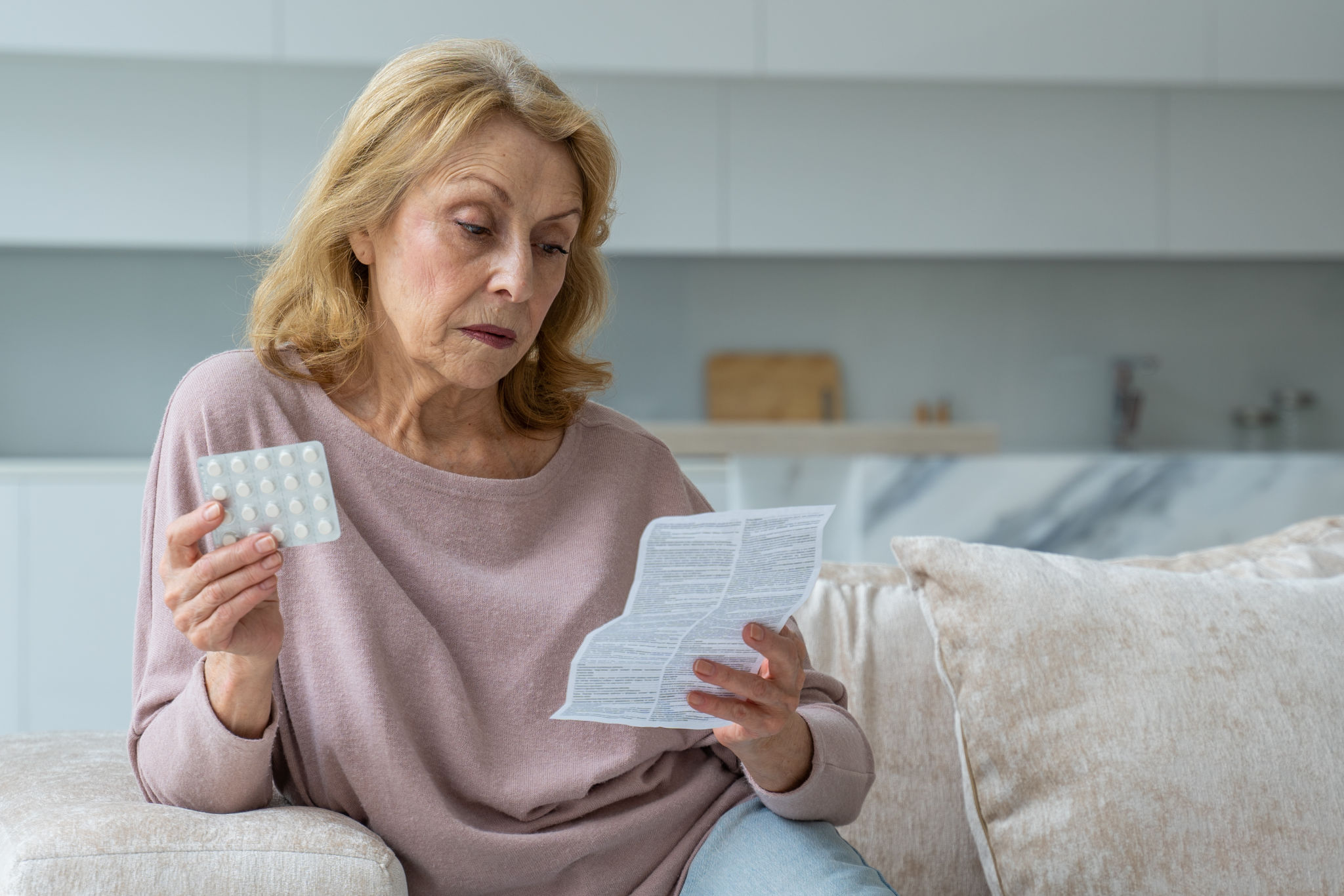 reading medication labels