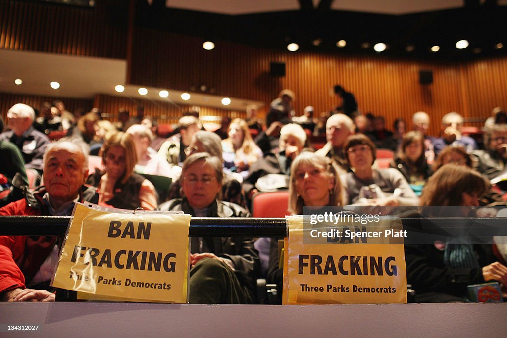 Department Of Environmental Conservation Holds Hydro Fracking Hearing