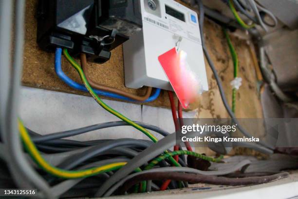 electric meter - meter stock pictures, royalty-free photos & images