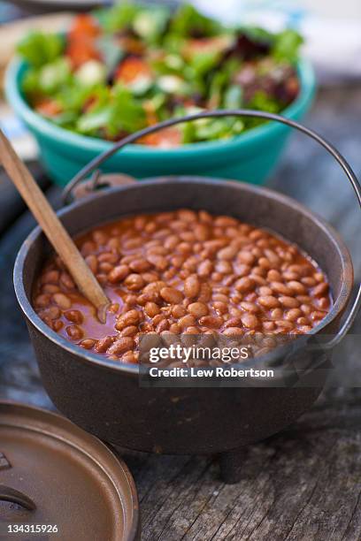 baked beans - baked beans stock pictures, royalty-free photos & images