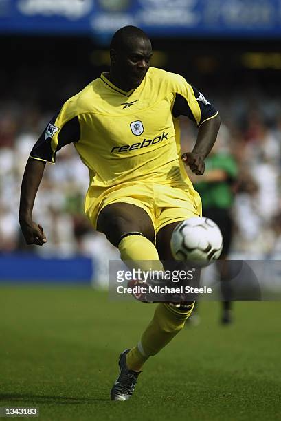 Michael Ricketts of Bolton Wanderers during the FA Barclaycard Premiership match between Fulham and Bolton Wanderers at Loftus Road, London, England...