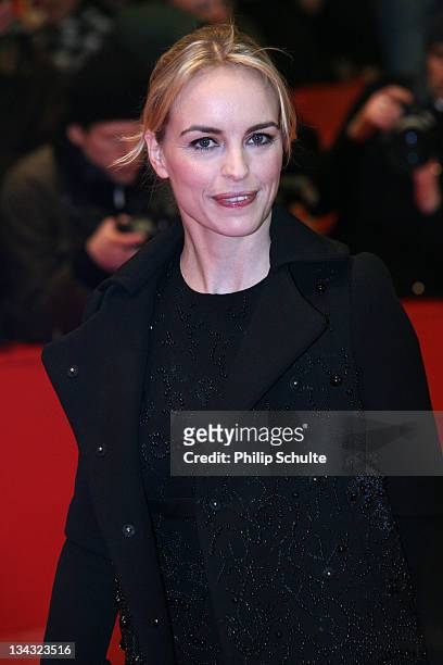 Jury member Nina Hoss attends the Award Ceremony during day ten of the 61st Berlin International Film Festival at the Berlinale Palace on February...