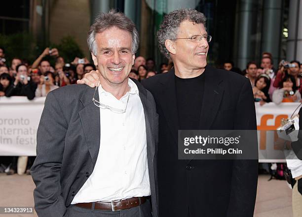 John Collee and Jon Ameil arrives at the "Creation" Premiere held at The Visa Screening Room at the Elgin Theatre during the 2009 Toronto...